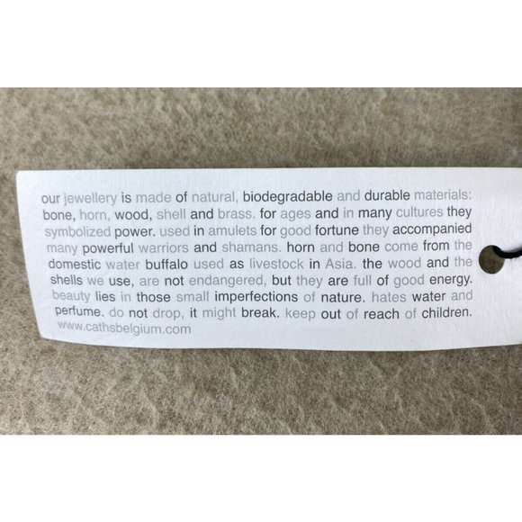 MooMoo Designs Pendant Horn Flat Ball Necklace CATHs Minimalistic Designer Rare - Picture 4 of 8